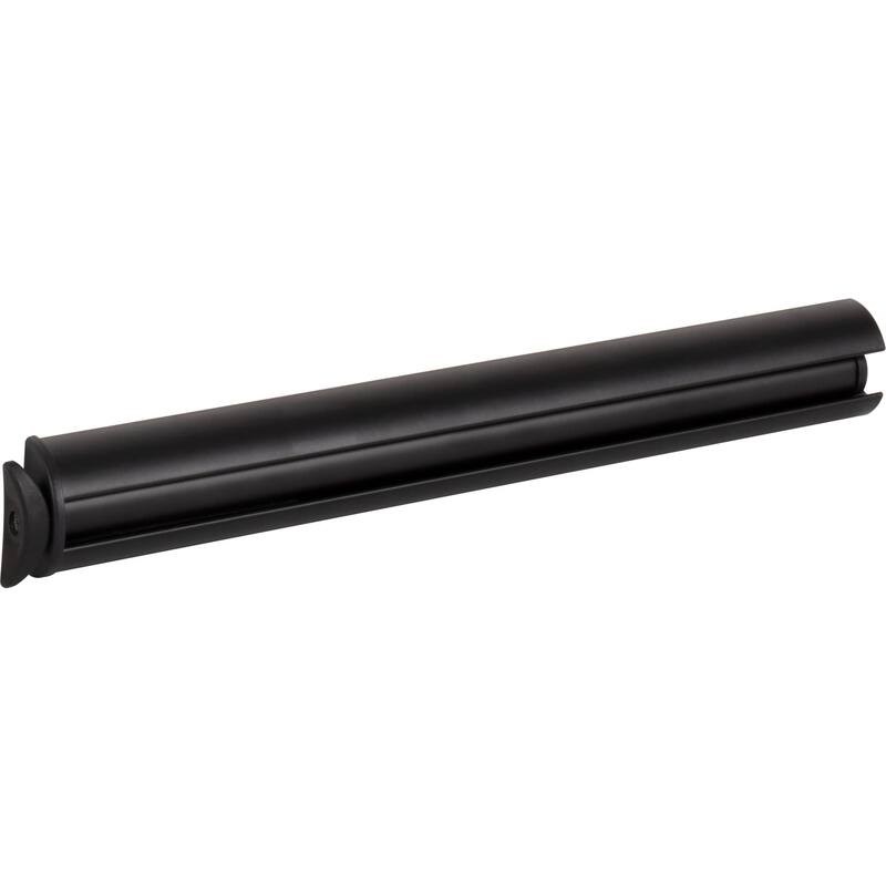 Hardware Resources 14 Inch Telescoping Closet Valet Rod - Matte Black