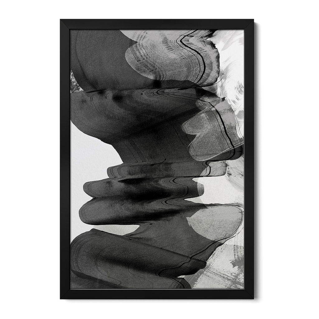 Warped I Premium Framed Poster by PI Studio