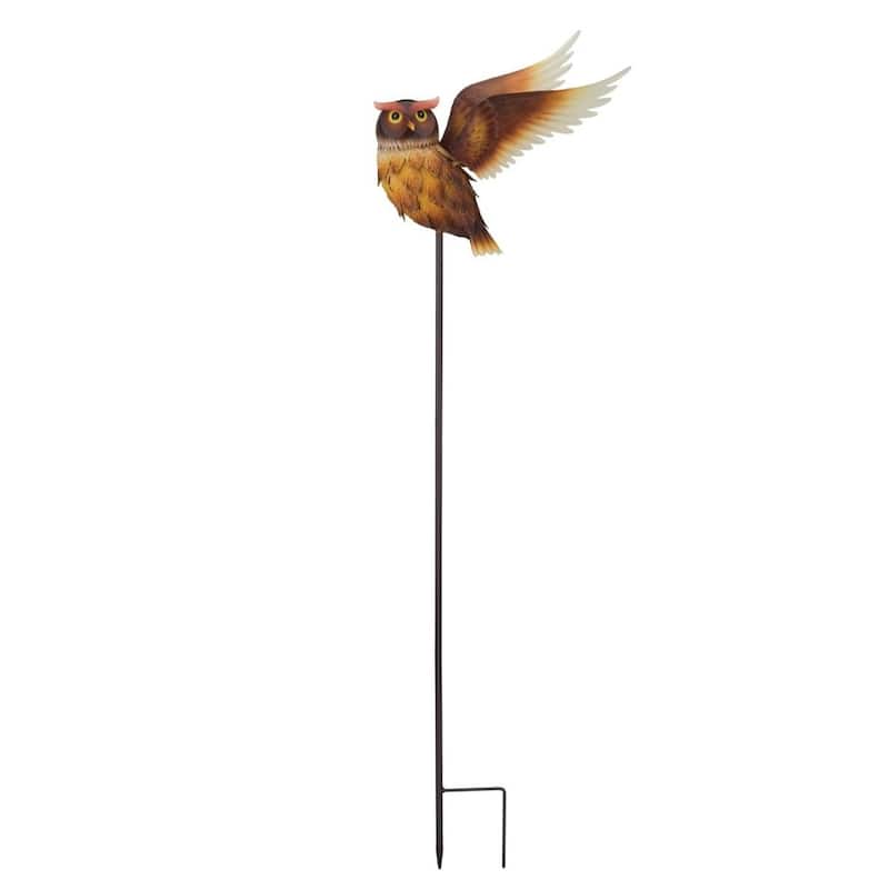 Bird Jiggly Stake - Owl