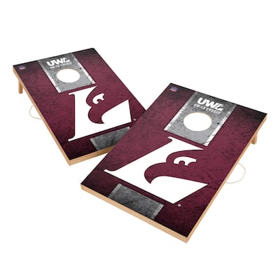 Vintage Wisconsin La Crosse Eagles Regulation 2x4 Cornhole Set