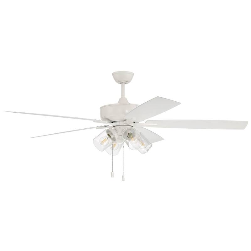 Craftmade OS1045 Outdoor Super Pro 60" 5 Blade Outdoor Ceiling Fan - White