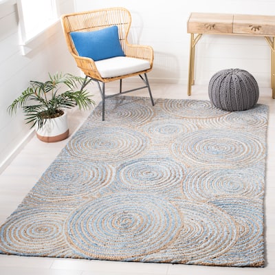 SAFAVIEH Handmade Cape Cod Jaunuta Coastal Jute Rug