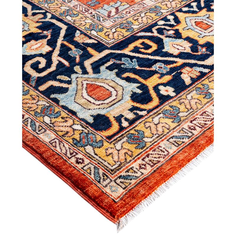 Serapi One-of-a-Kind Hand-Knotted Area Rug - Red - 8' 11" x 11' 9"