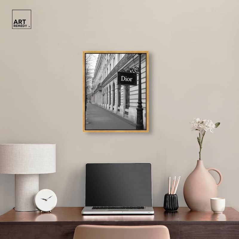 Parisian Street Canvas by Art Remedy