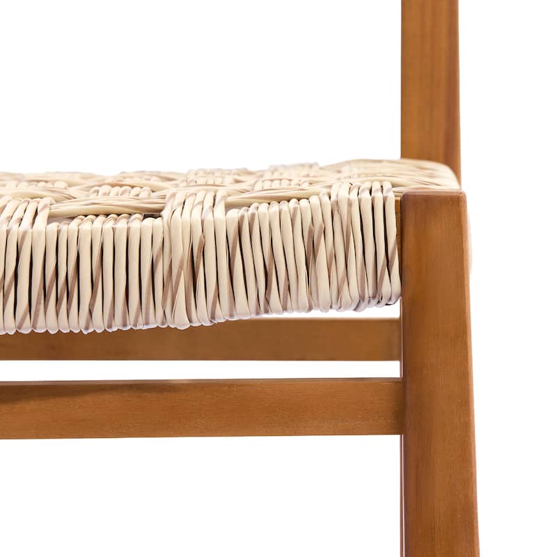 Christopher Knight Home - Norah 7-Piece Outdoor Acacia Wood Dining Set with Woven Wicker Chairs & 70" Rectangular Slat Table