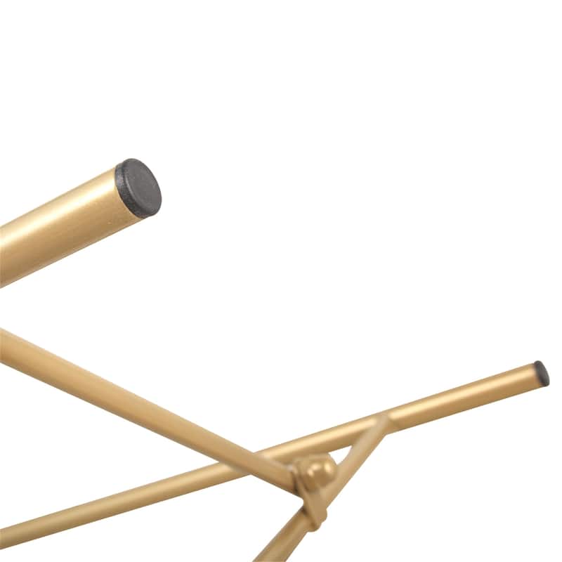 Modern Folding Metal 2-Tier Plant Stand