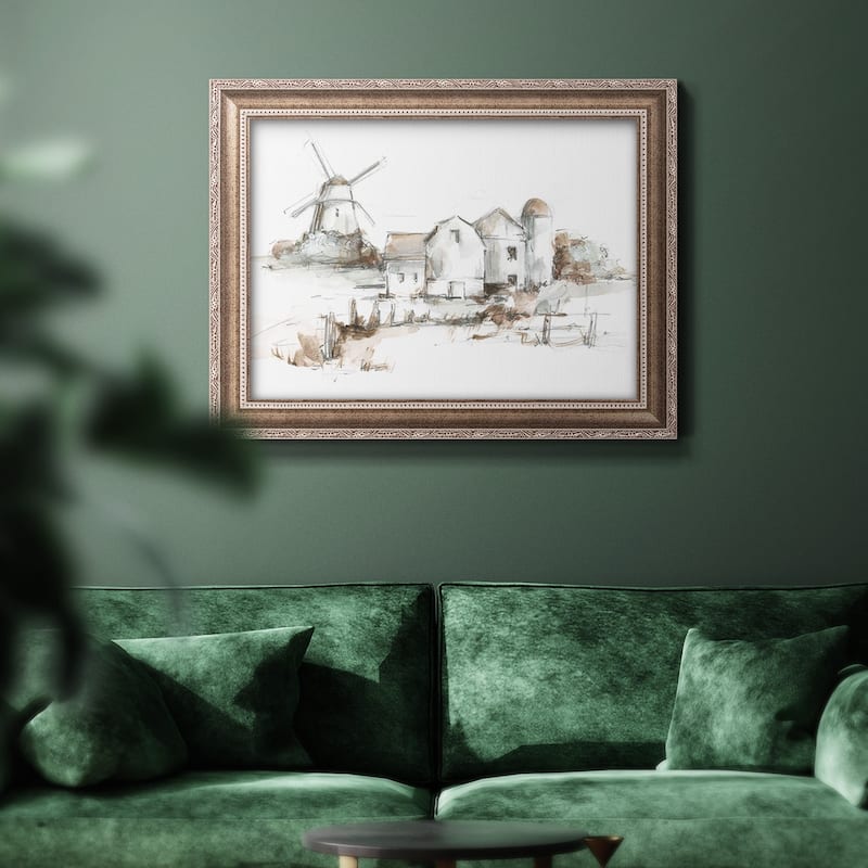 Old Mill Farm II Premium Framed Canvas- Ready to Hang