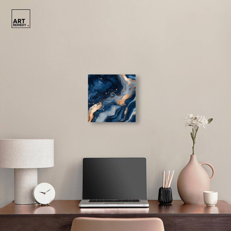 Deep Sea Geode III Canvas by Art Remedy, Gallery Wrapped