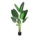 preview thumbnail 1 of 4, 5 Ft Artificial Tree Bird of Paradise Artificial Plant with Trunks Faux Plant Palm Tree - 6.3x6.3x60in Green - 6.3x6.3x60in