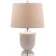 preview thumbnail 6 of 7, SAFAVIEH Lighting 24-inch Shoal White Table Lamp (Set of 2) - 14"x14"x23"