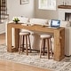 preview thumbnail 5 of 6, 63-inch Console Table with Reinforced Base for Entryway