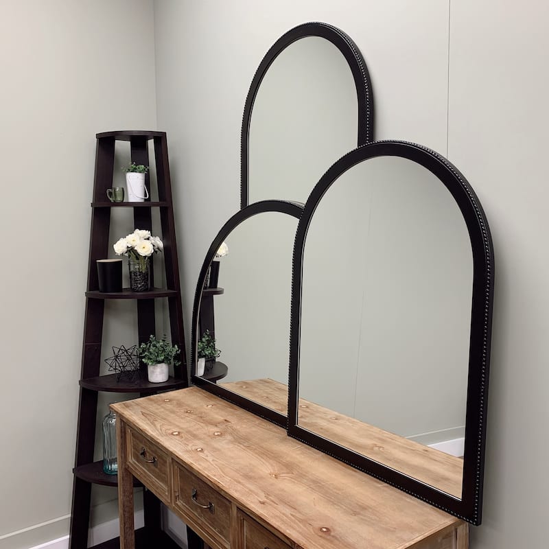 Van Buren Framed Vanity Mirror - Crescent Cathedral - 24.4x32.4
