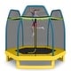 preview thumbnail 1 of 8, Costway 7FT Kids Trampoline Outdoor Indoor Recreational Bounce Jumper - See Details Green - See Details - Kids
