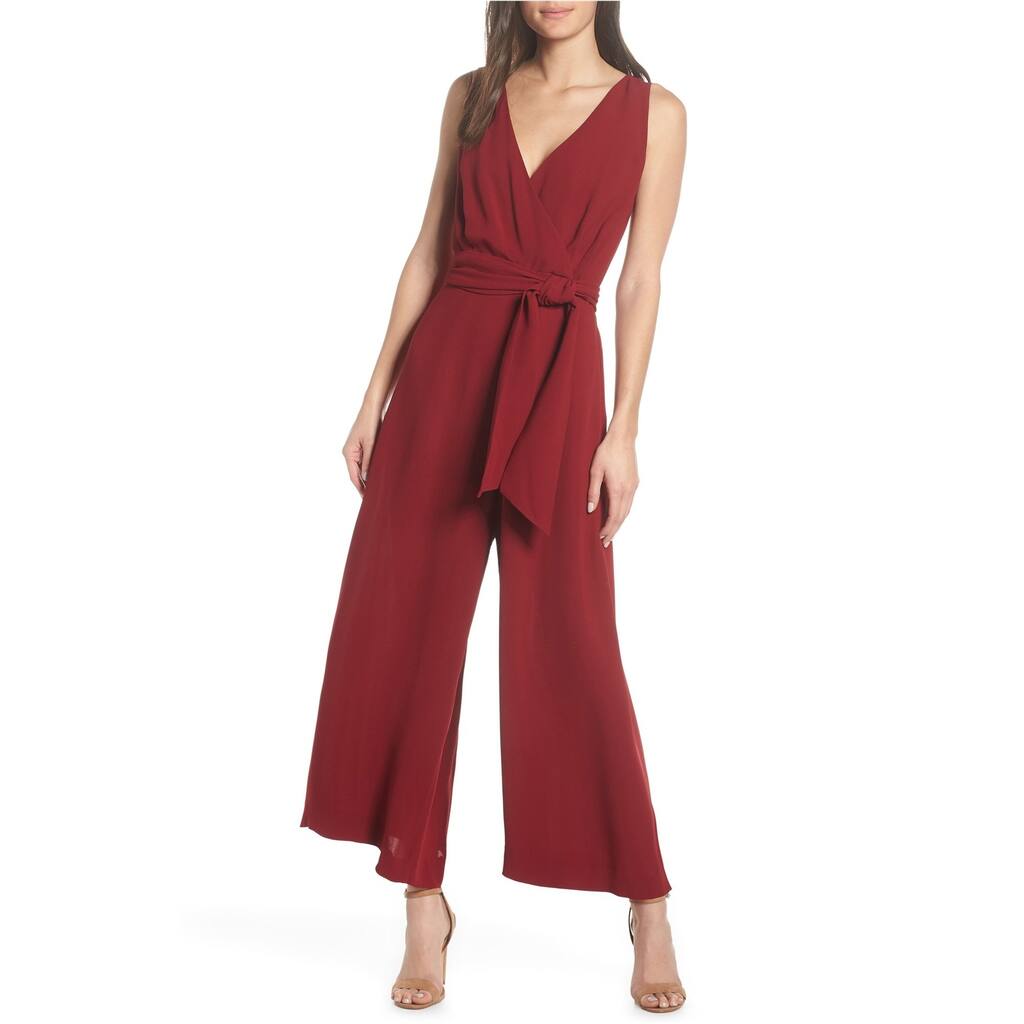 French Connection Womens Bessie Jumpsuit,, Red, 0