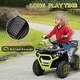 preview thumbnail 23 of 24, Qaba 12V Kids ATV, 4 Wheeler Quad, 3.7Mph Battery Powered Ride on Car with 4 Suspension Wheels, Storage Basket, LED Lights