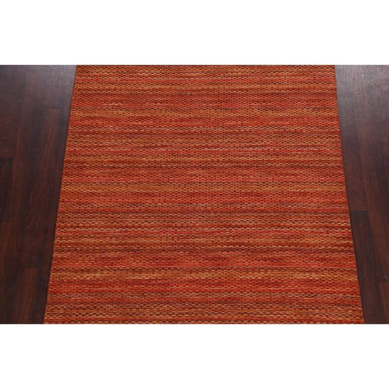 Geometric Contemporary Oriental Moroccan Area Rug Wool Handmade - 5'3" x 7'6"