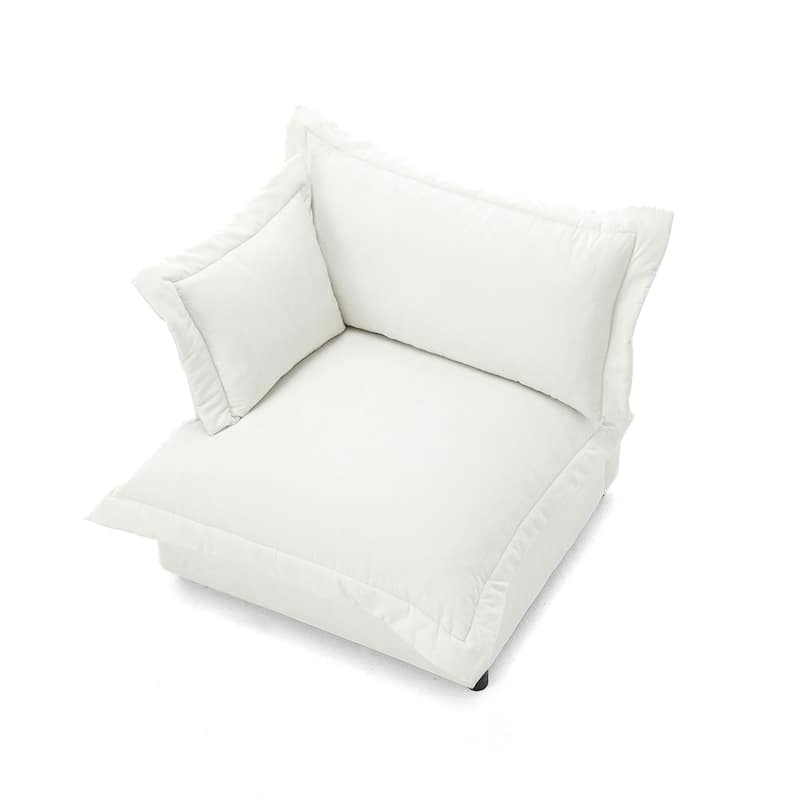 Double Layer Cushion Comfy Cloud Modular Sectional Sofa Couch Ottoman