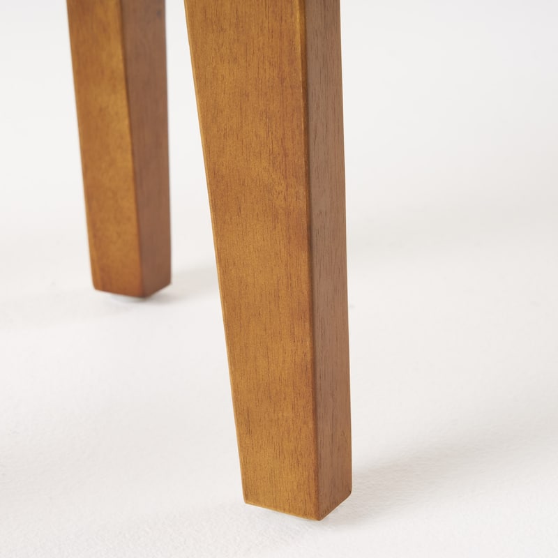 Chilian Outdoor 2 Seater Acacia Wood Club Chairs and Side Table Set by Christopher Knight Home