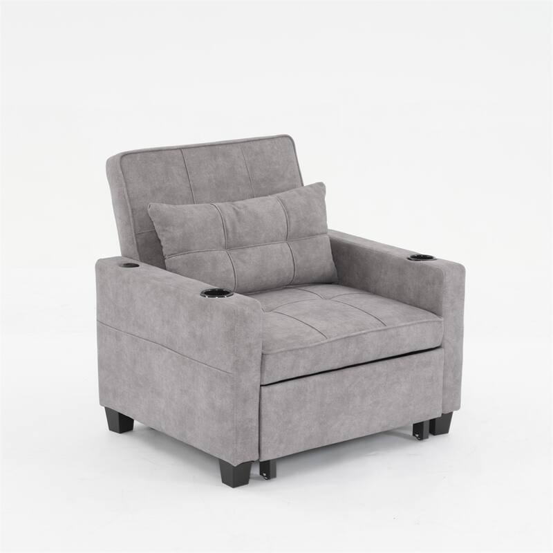 Chair Bed Convertible Chair 3-in-1 Pull Out Sleeper Chair Beds