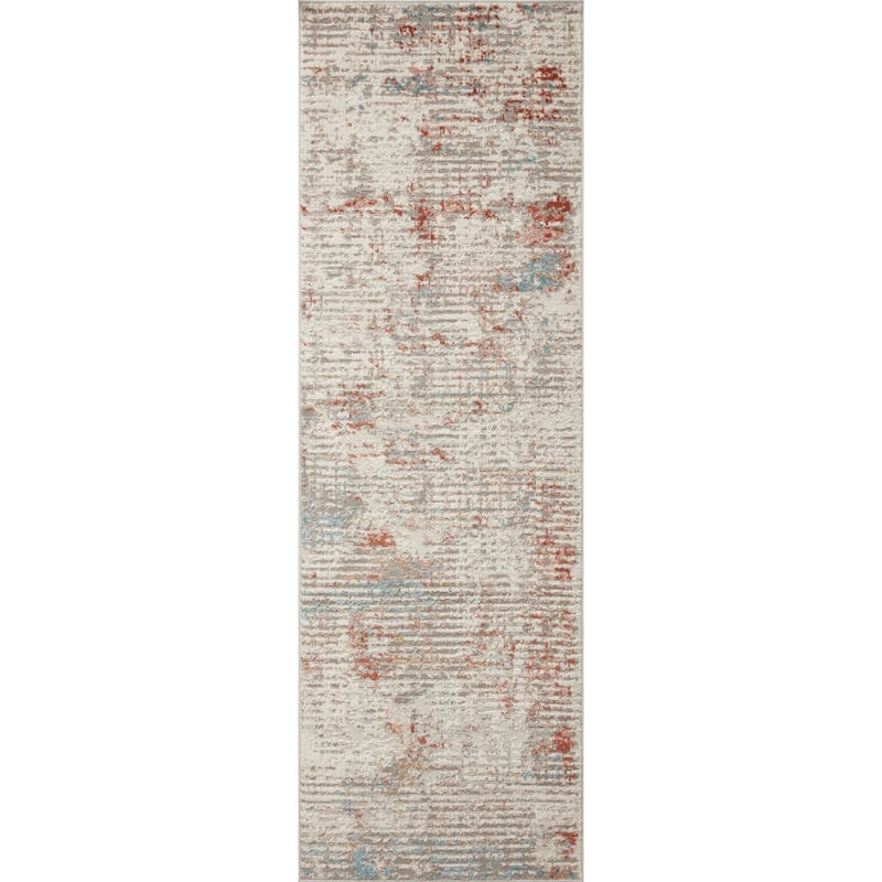 Alexander Home Madison Sky Abstract Area Rug - 2' 7" x 10' Runner - Runner/Rectangle