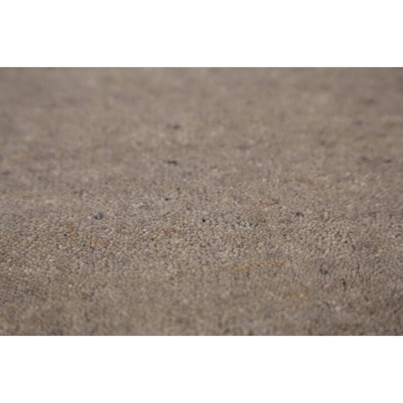 Ltribal Beige Gabbeh Oriental Area Rug Handmade Wool Carpet - 5'10" x 7'8"