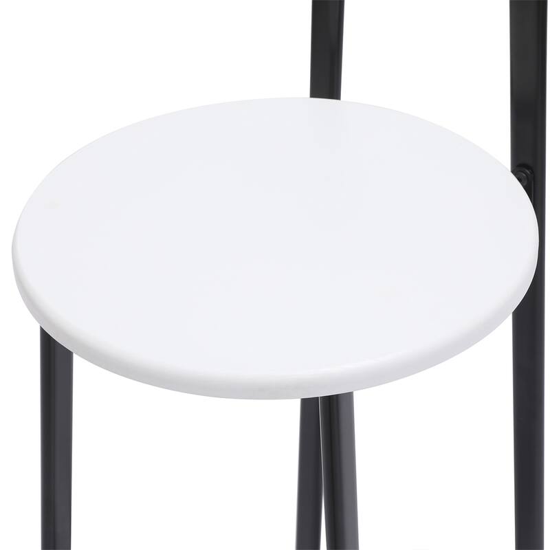 Bar Stool,Counter Height Barstools w/Back Armless Dining Chairs,3 PCS