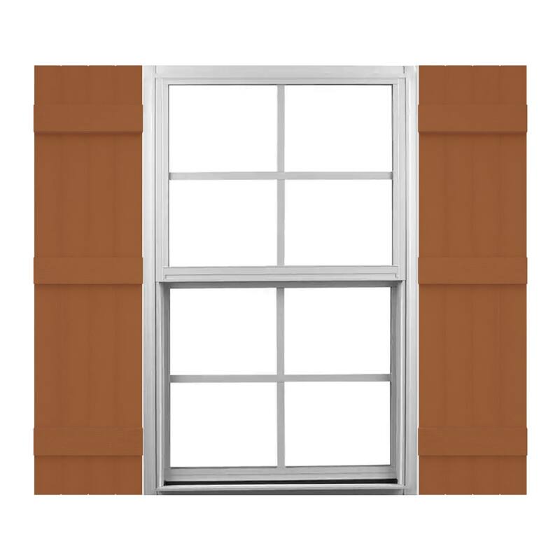 Mid-America Vinyl, Standard Size Four Board Joined Shutters