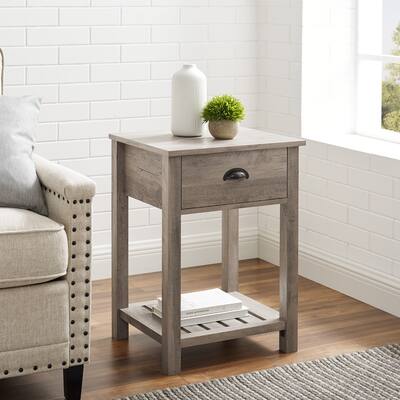 Middlebrook 18-inch 1-drawer Farmhouse Side Table