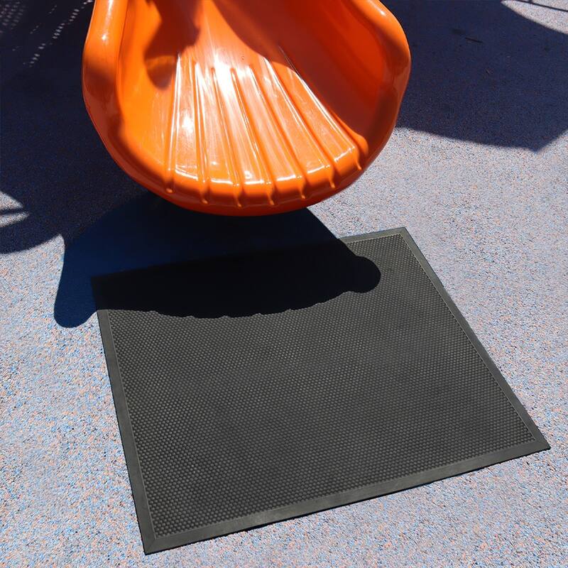Rubber-Cal Playground Slide Landing Mat