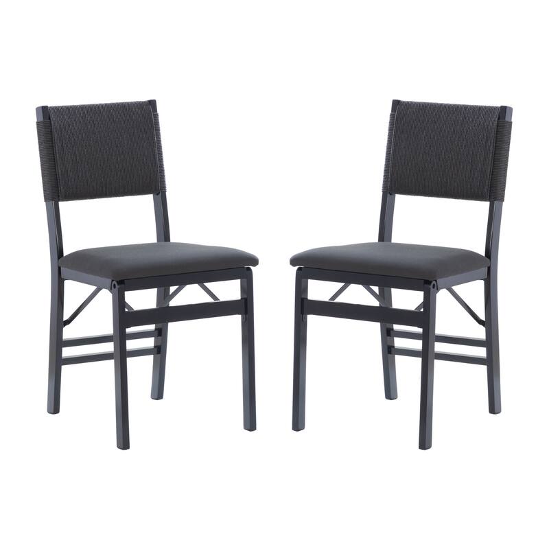 Imperial Wood Rope Folding Dining Chair (Set of 2)