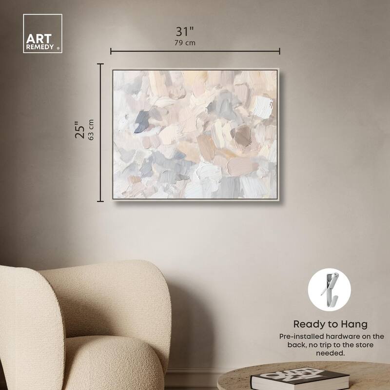 Soft Colors Fade I Canvas by Art Remedy