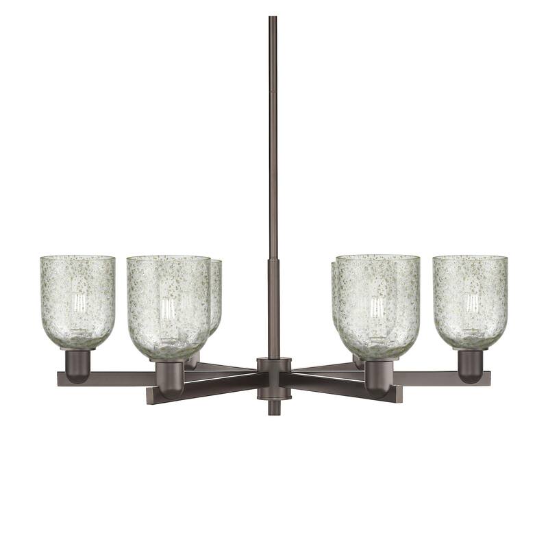 Innovations Lighting 716-6CR-11-35 Caledonia Chandelier Caledonia 6 - Oil Rubbed Bronze / Mica