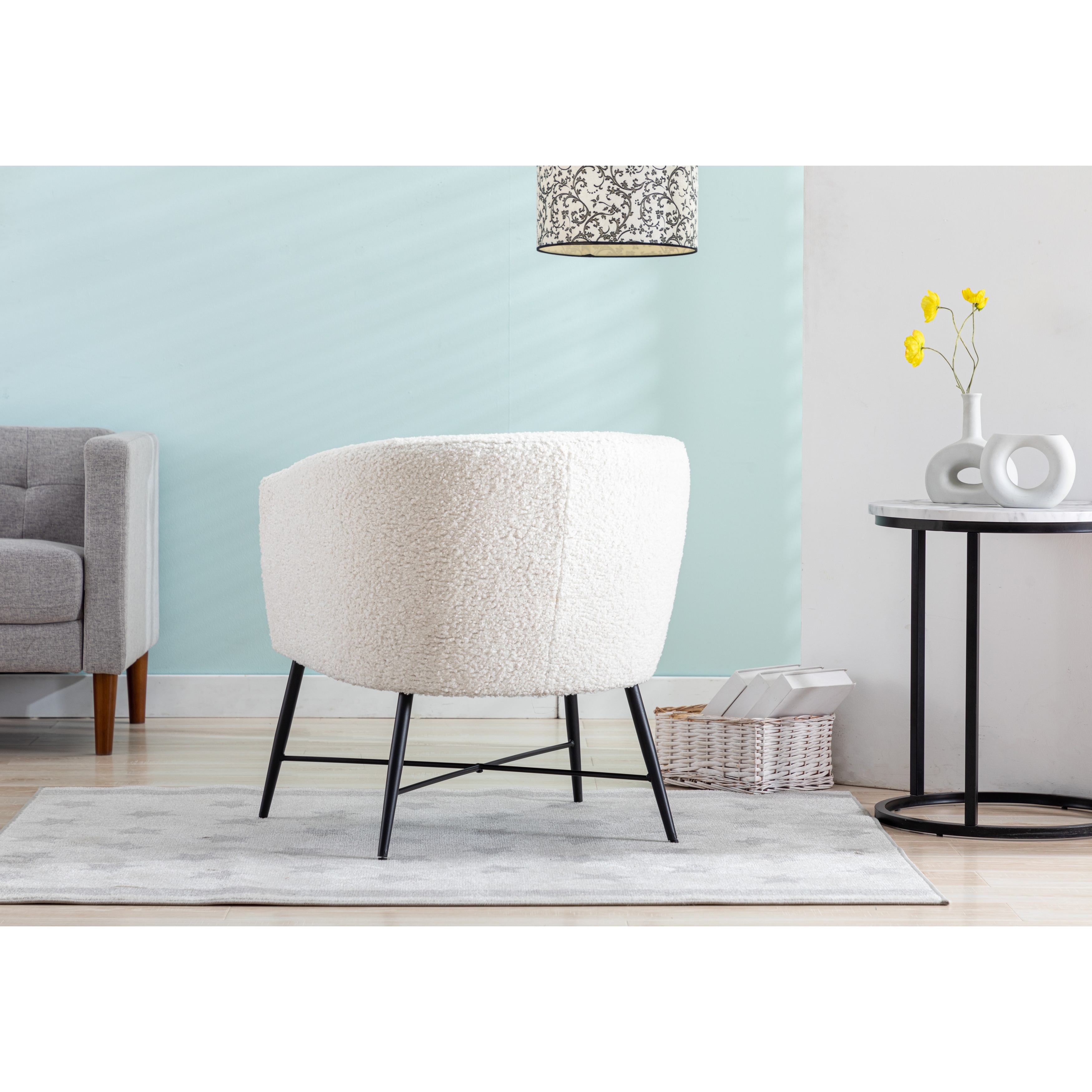 Minimalist accent chair best sale