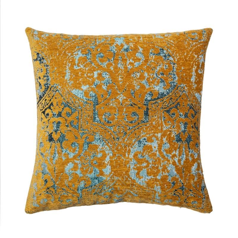 Austin Horn Classics Paloma Decorative Pillow 22"x22", Chenille Jacquard Fabric Knife Edge