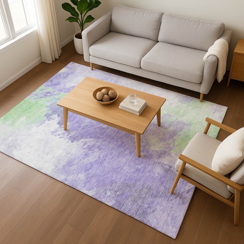 Premium Washable Super Soft Abstract Modern Mayfield Rug