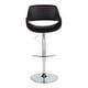 preview thumbnail 127 of 144, Silver Orchid Svellingen Adjustable Bar Stool with Rounded T Footrest - Set of 2