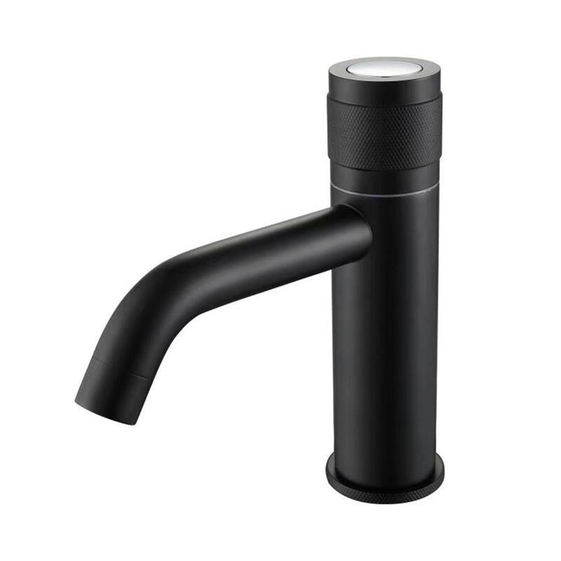 Matte Black Single Hole Bathroom Faucet