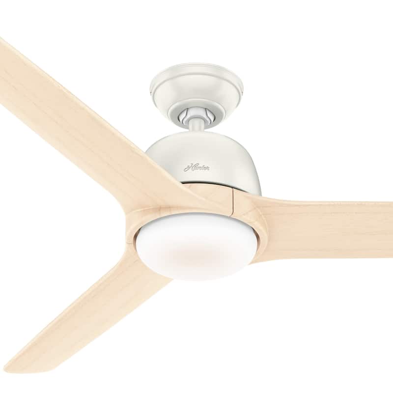 Hunter 54" Norden Ceiling Fan with LED Light Kit and Handheld Remote - Transitional, Modern, Contemporary