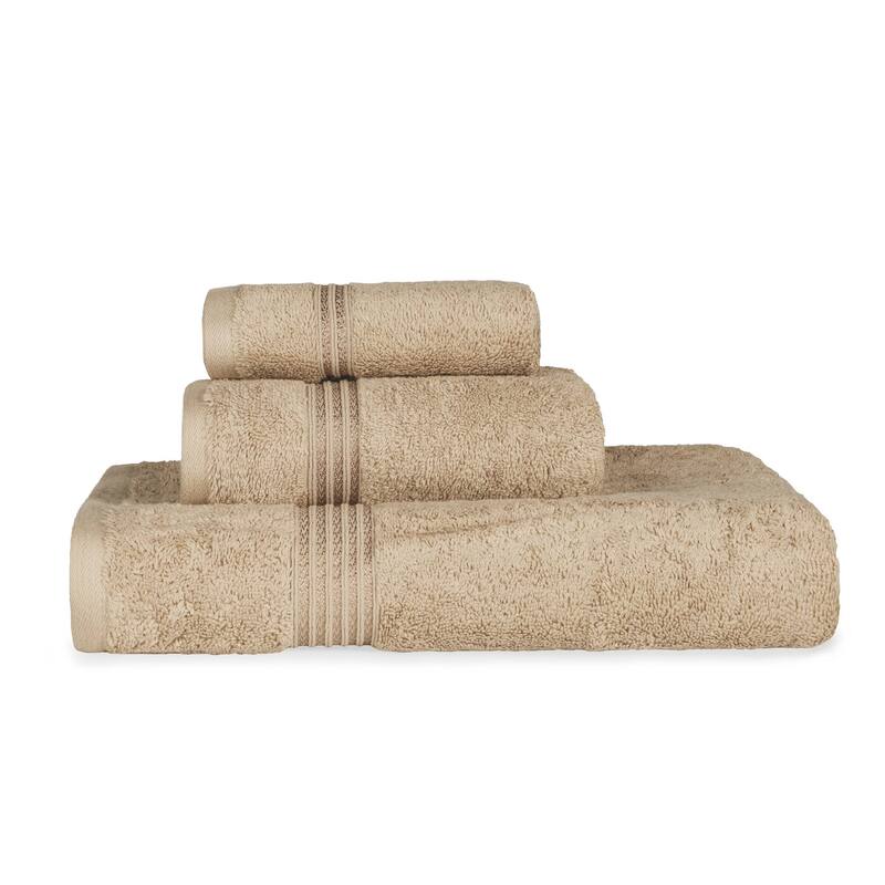 Superior Heritage Egyptian Cotton Absorbent 3-Piece Towel Set