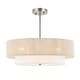 preview thumbnail 15 of 30, GetLedel 20" 4-Light Hand-woven Rope Drum Semi-flush Mount Chandelier