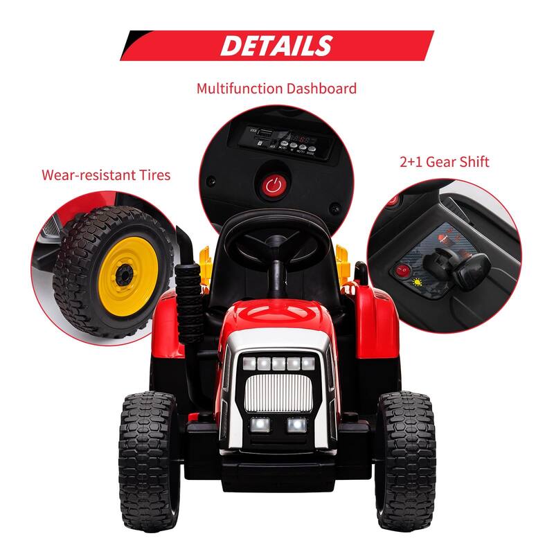 12V Kids Electric Tractor