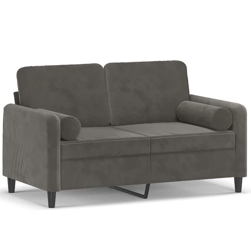 vidaXL Sofa Sectional Couch with Pillows and Cushions for Living Room Velvet