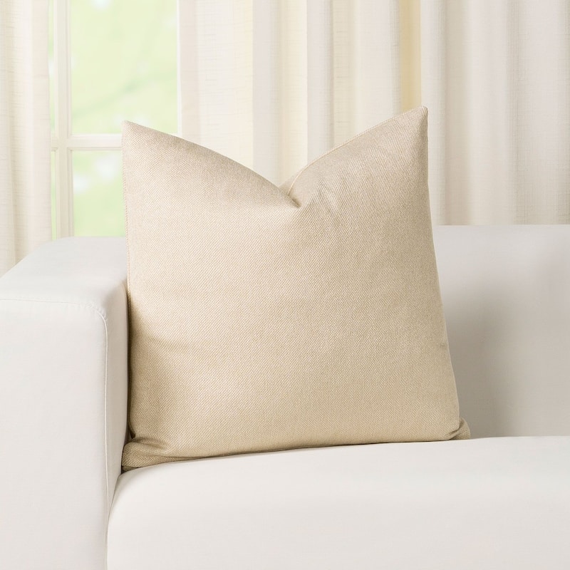 Seedling Woven Throw Pillow - 18 x 18 - Sand