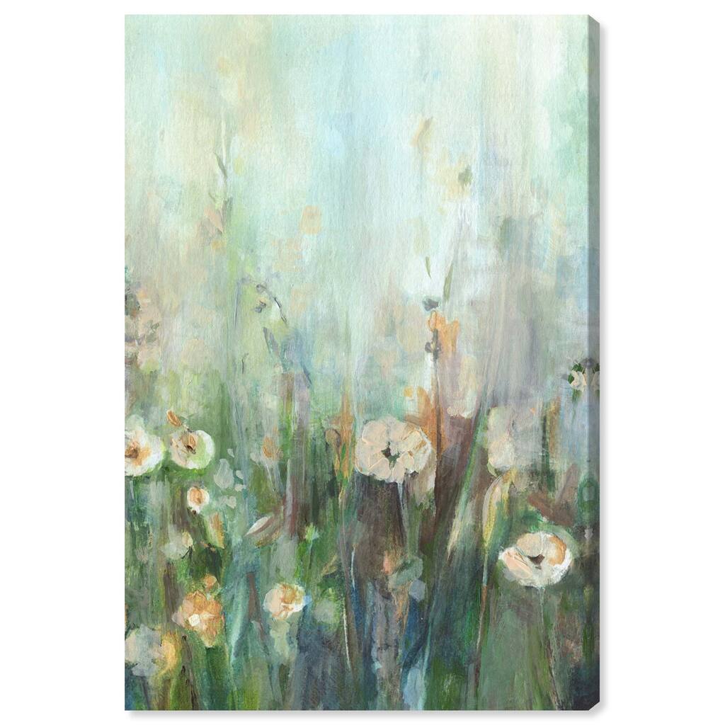 Harmony Green II Canvas by Art Remedy, Gallery Wrapped