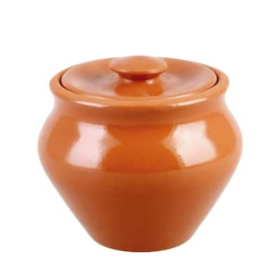 Brown Terracotta Baking Stewing Ramekin Bean Pot