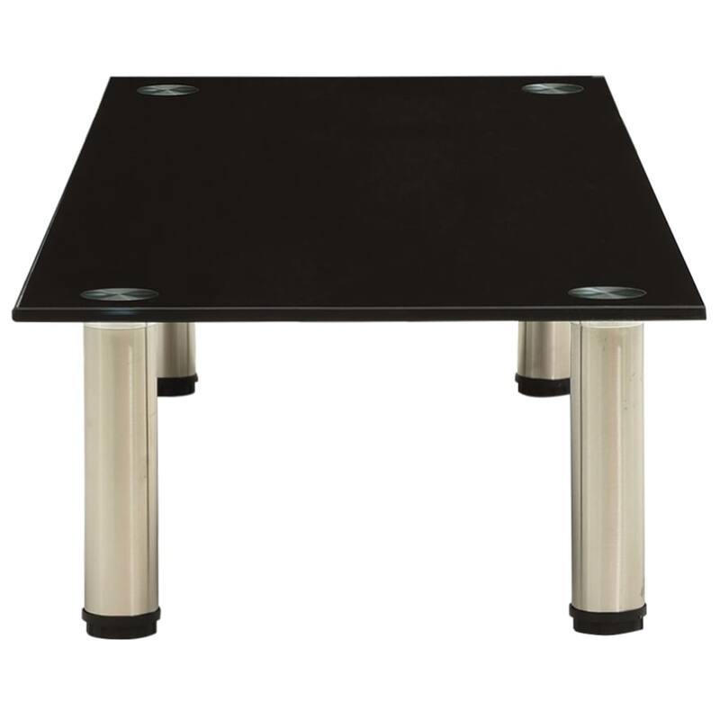 vidaXL TV Stand Entertainment Center HiFi Media Unit Furniture Tempered Glass