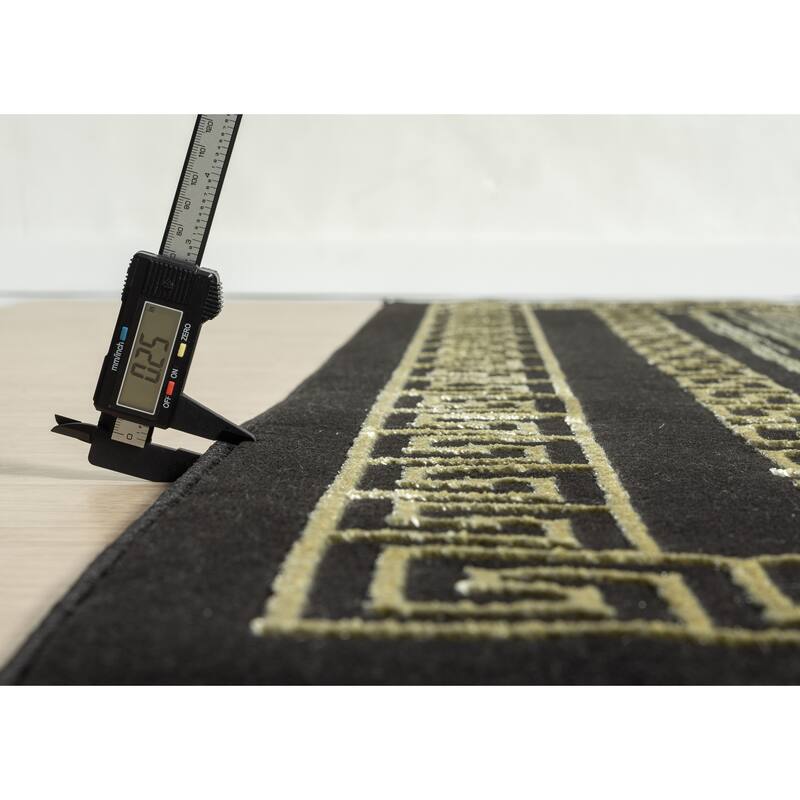 Ksamil Collection Abstract Border Area Rug