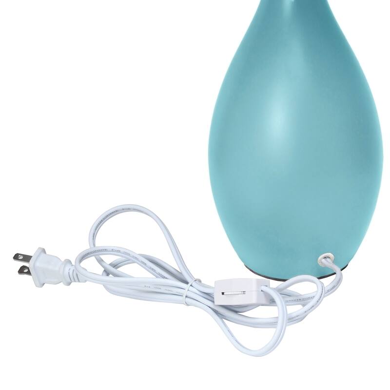 18.11" Standard Dewdrop TableLamp with Matching Fabric Shade