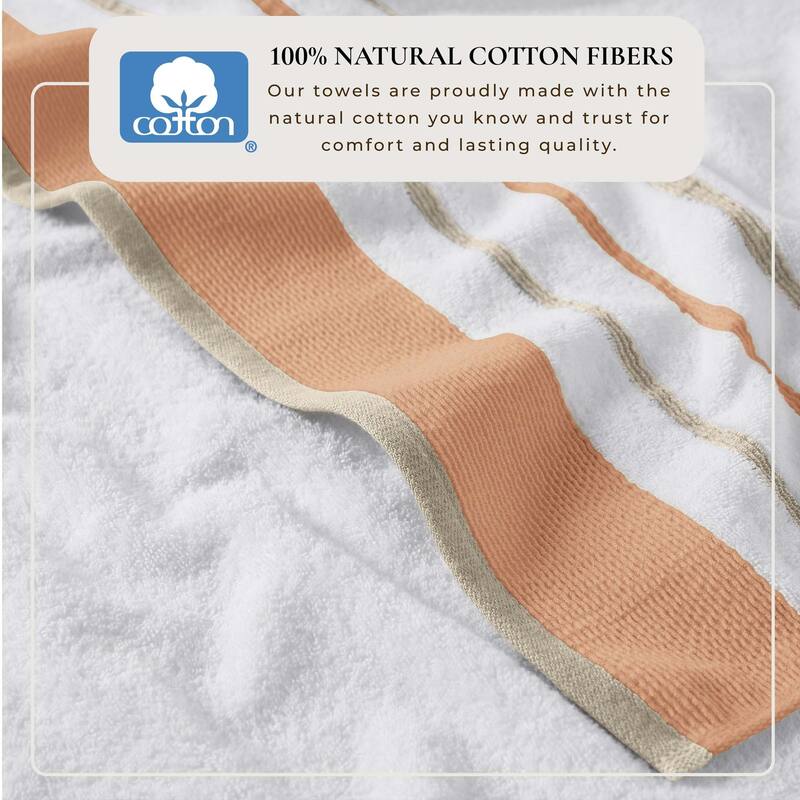 Linery & Co. Luxury Cotton Decorative Towel Set.