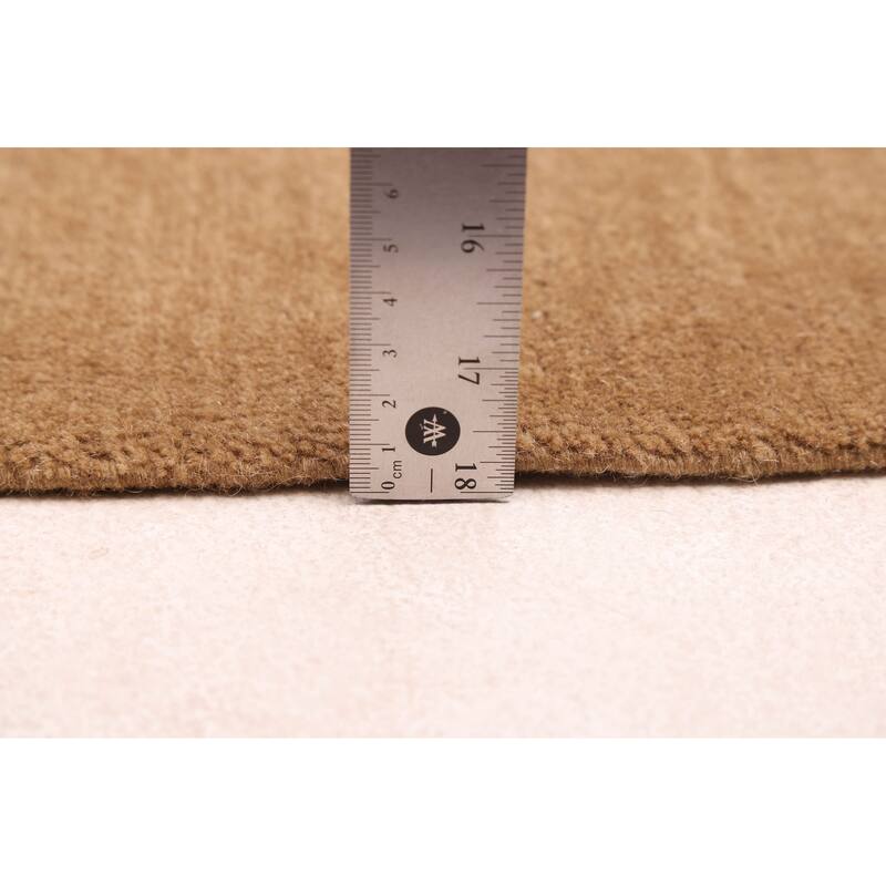 ECARPETGALLERY Hand-knotted Opulence Brown Silk, Wool Rug - 8'0 x 9'11